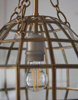 John Lewis Diya Antique Style Decorative Ceiling Pendant Light - Brass