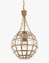 John Lewis Diya Antique Style Decorative Ceiling Pendant Light - Brass