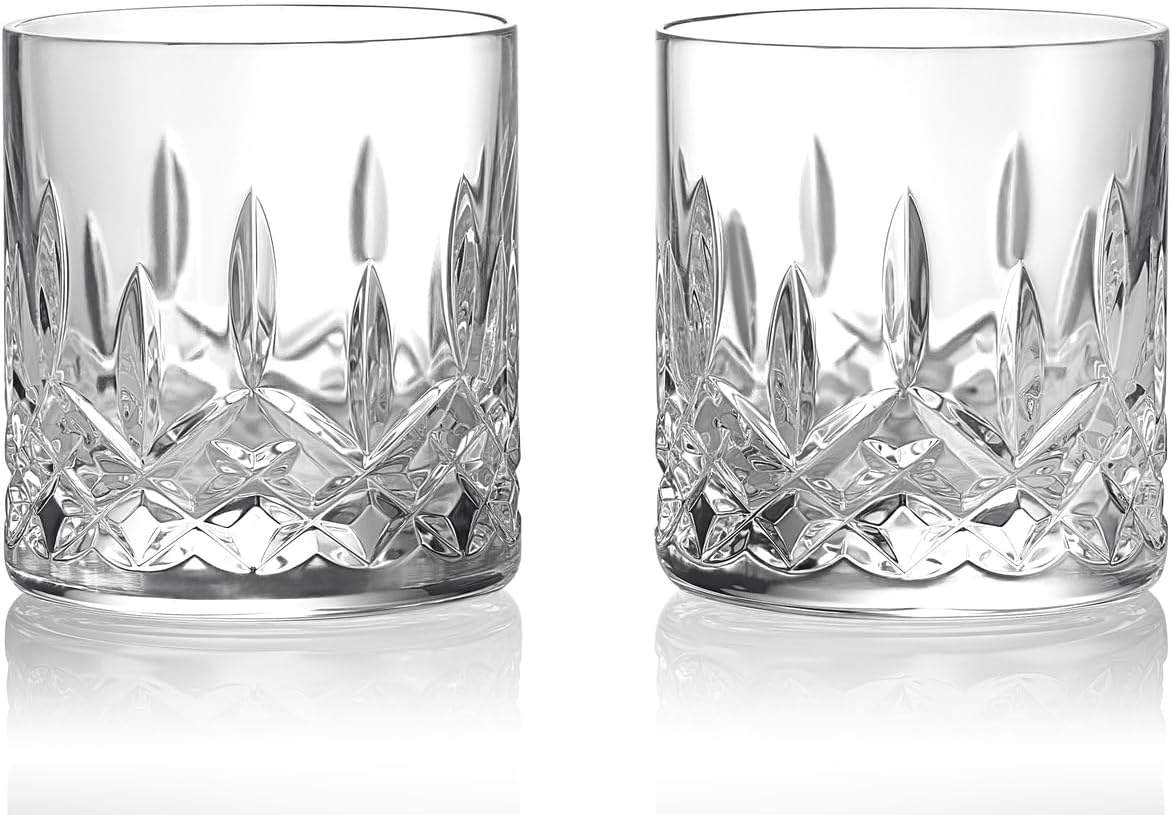 Waterford 180ml Crystal Lismore Connoisseur Cut Glass Straight Tumblers Set