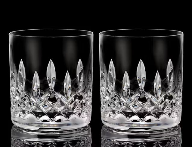 Waterford 180ml Crystal Lismore Connoisseur Cut Glass Straight Tumblers Set