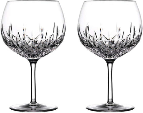 Waterford Crystal Gin Journeys Lismore 550ml Glass Balloon Glasses Set of 2 - Kazoop 