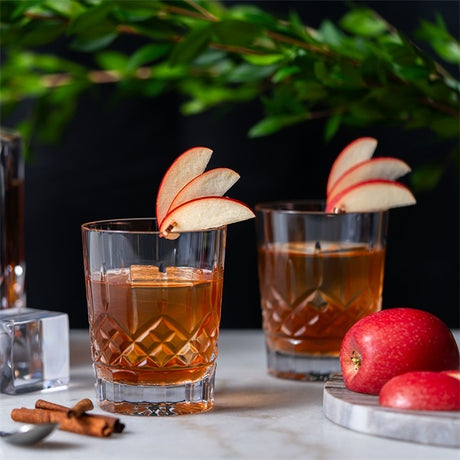 Waterford Crystal Lismore Double Old Fashioned Cut Glass Tumblers Set of 2