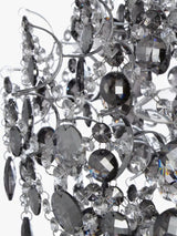 John Lewis Paris Crystal Ceiling Light Chandelier 60 x 42cm - Smoke & Clear