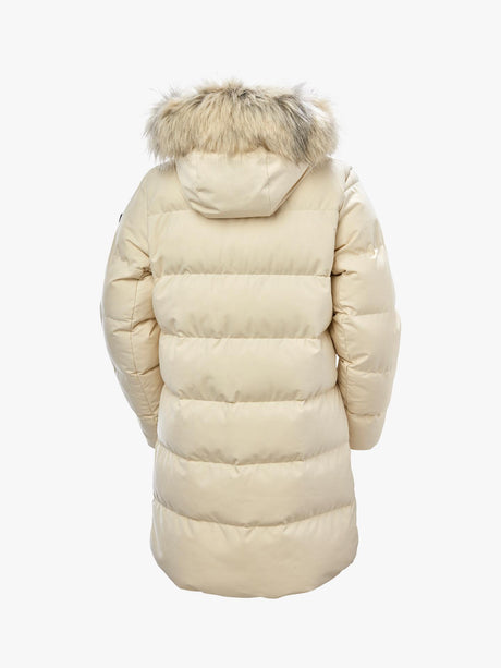 Helly Hansen Womens Polyester Blossom Puffa Parka - Cream - Size Small