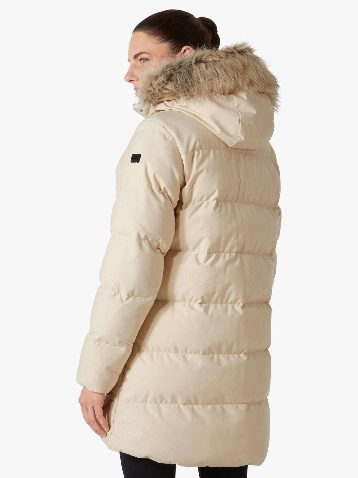 Helly Hansen Womens Polyester Blossom Puffa Parka - Cream - Size Small