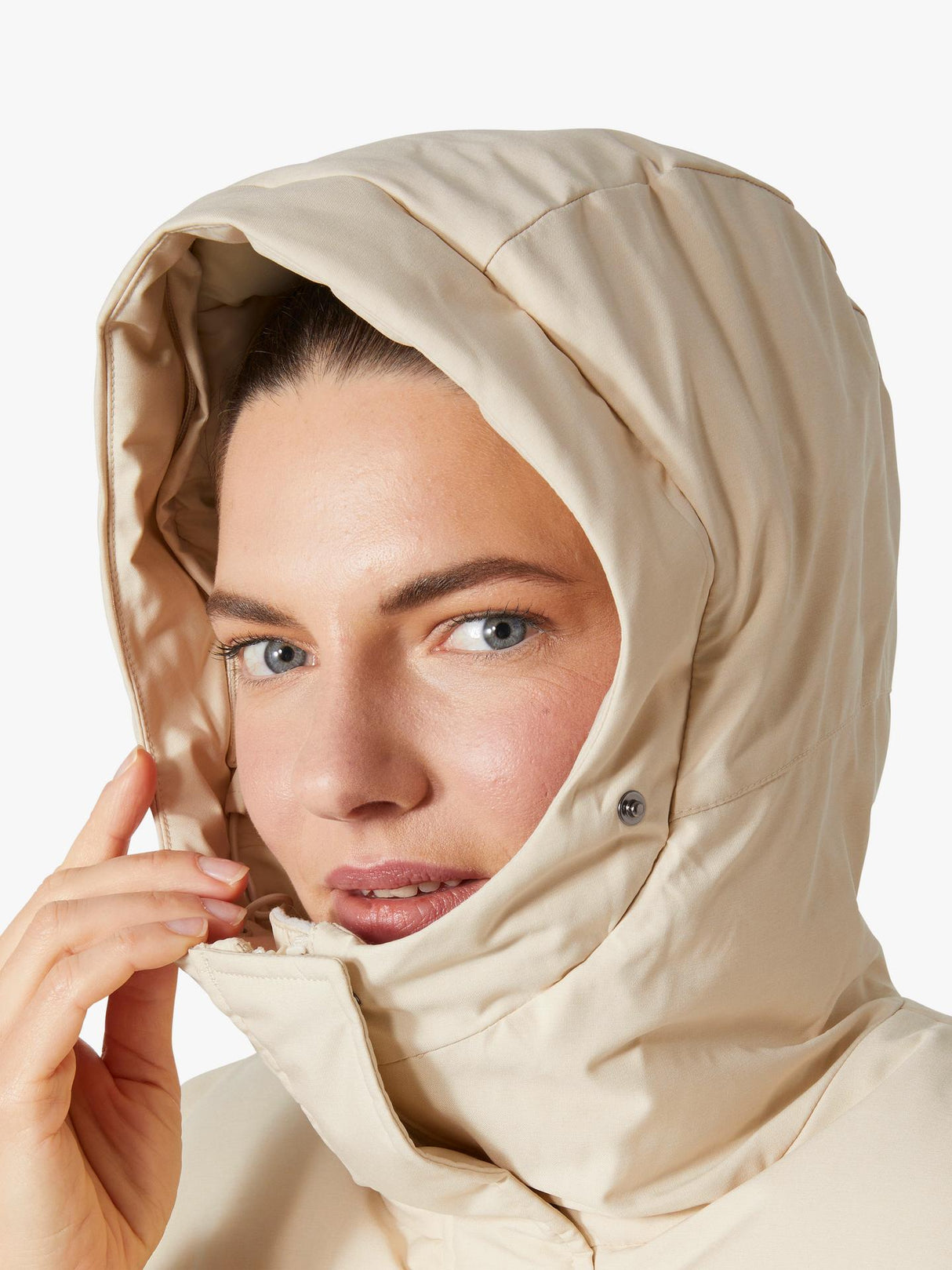 Helly Hansen Womens Polyester Blossom Puffa Parka - Cream - Size Small