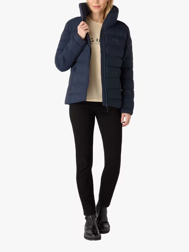 Musto Women's Breathable Insulated High Neck Puffer Jacket - Navy - Size 16