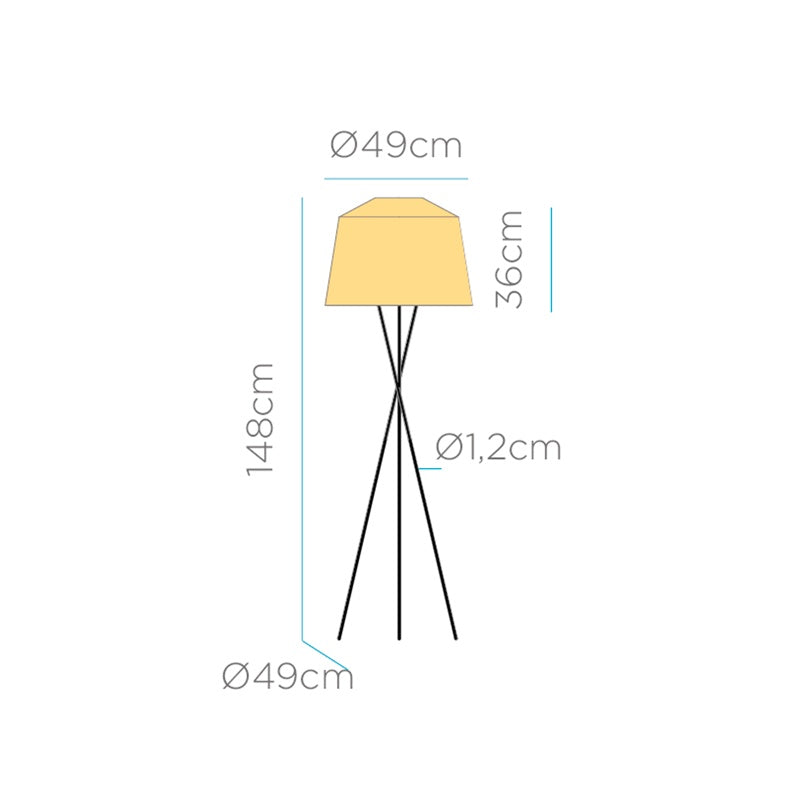 Newgarden Amalfi 145 Dimmable  2700K Wireless Outdoor Floor Lamp - Natural