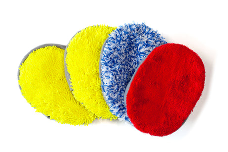 AVA Mix Microfiber Washable Mop Pads X4 - Kazoop 