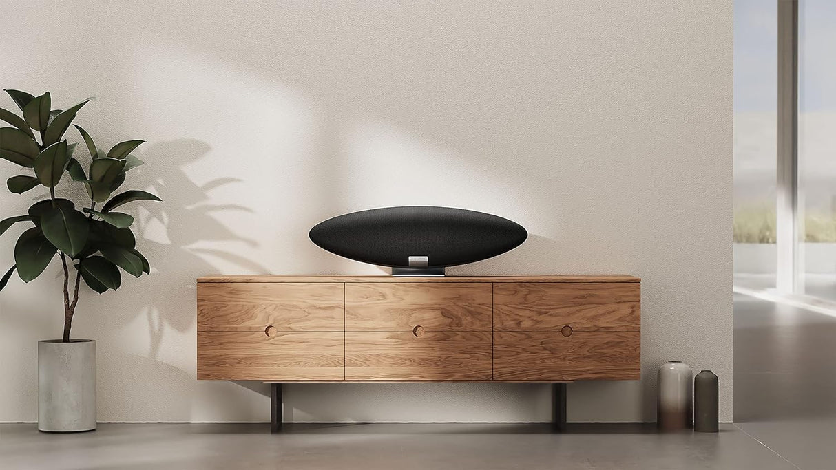 Bowers & Wilkins Zeppelin Wireless Smart Speaker - Midnight Grey - Kazoop 