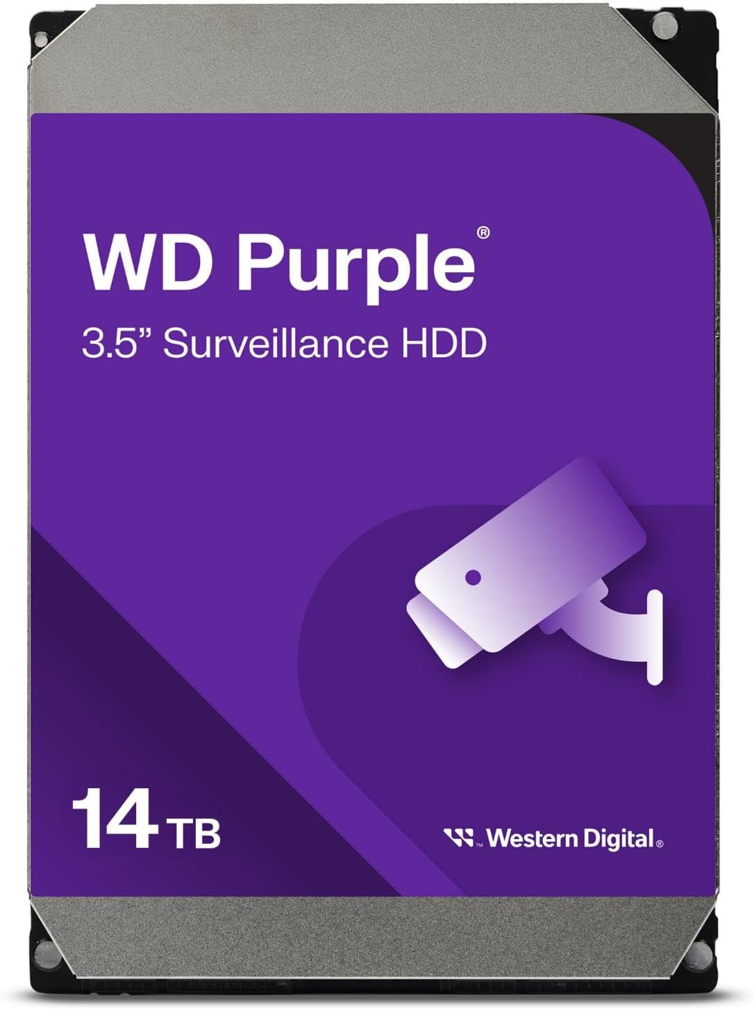 WD Purple 14TB Surveillance CCTV 3.5'' SATA 6 Gb/s 512MB Hard Disk Drive - Kazoop 