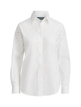 Ralph Lauren Women's Jamelko Cotton Long Sleeve Shirt - White - S/UK 8-10