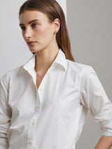 Ralph Lauren Women's Jamelko Cotton Long Sleeve Shirt - White - S/UK 8-10