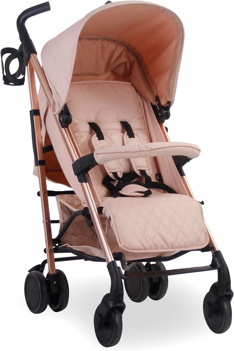 My Babiie Billie Faiers MB51 Lightweight Stroller Birth - 4 Yrs - Rose/Blush - Kazoop 