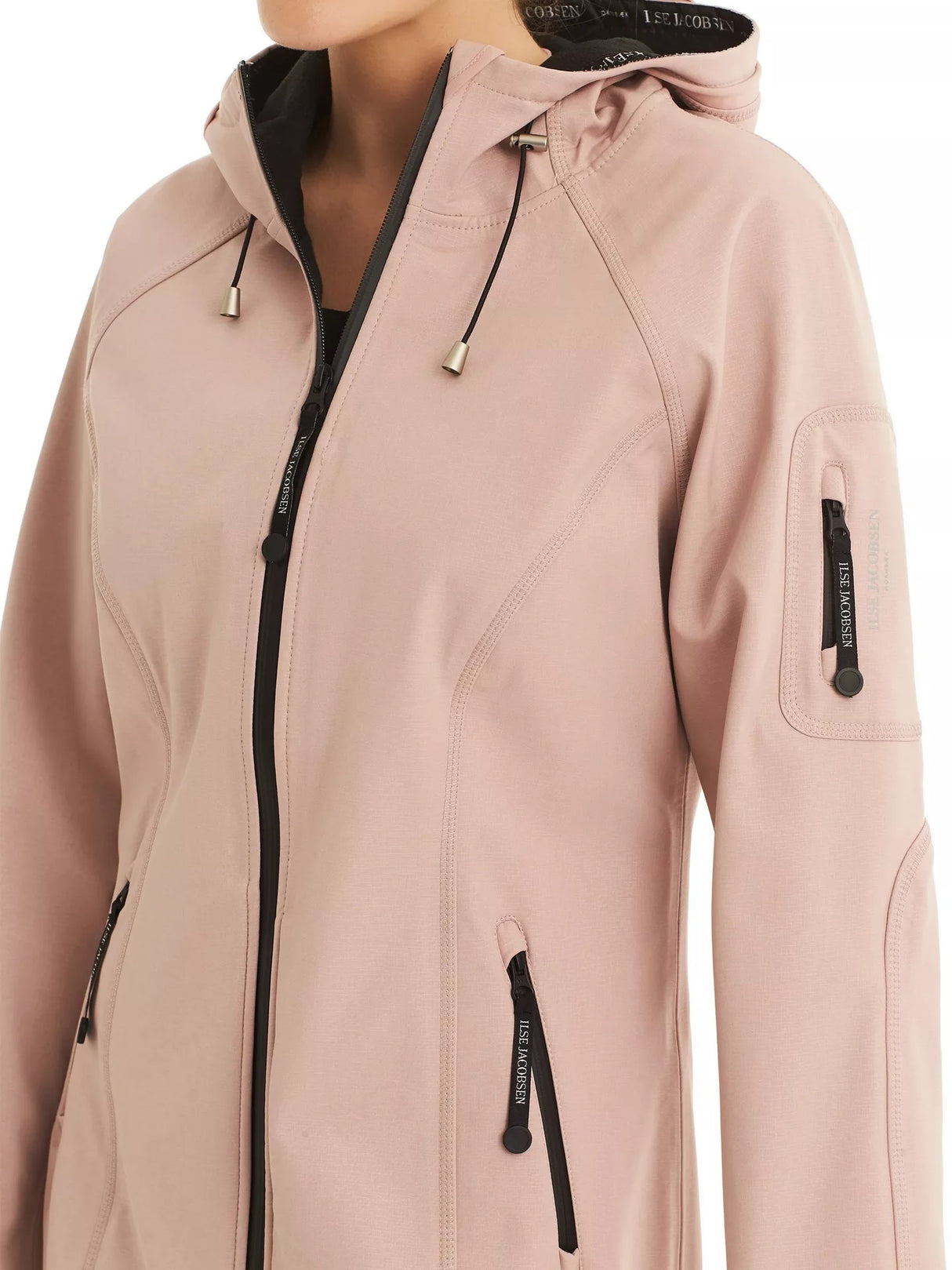 Ilse Jacobsen Hornbæk Women's Rain 37 Waterproof Coat - Pink - Size 12
