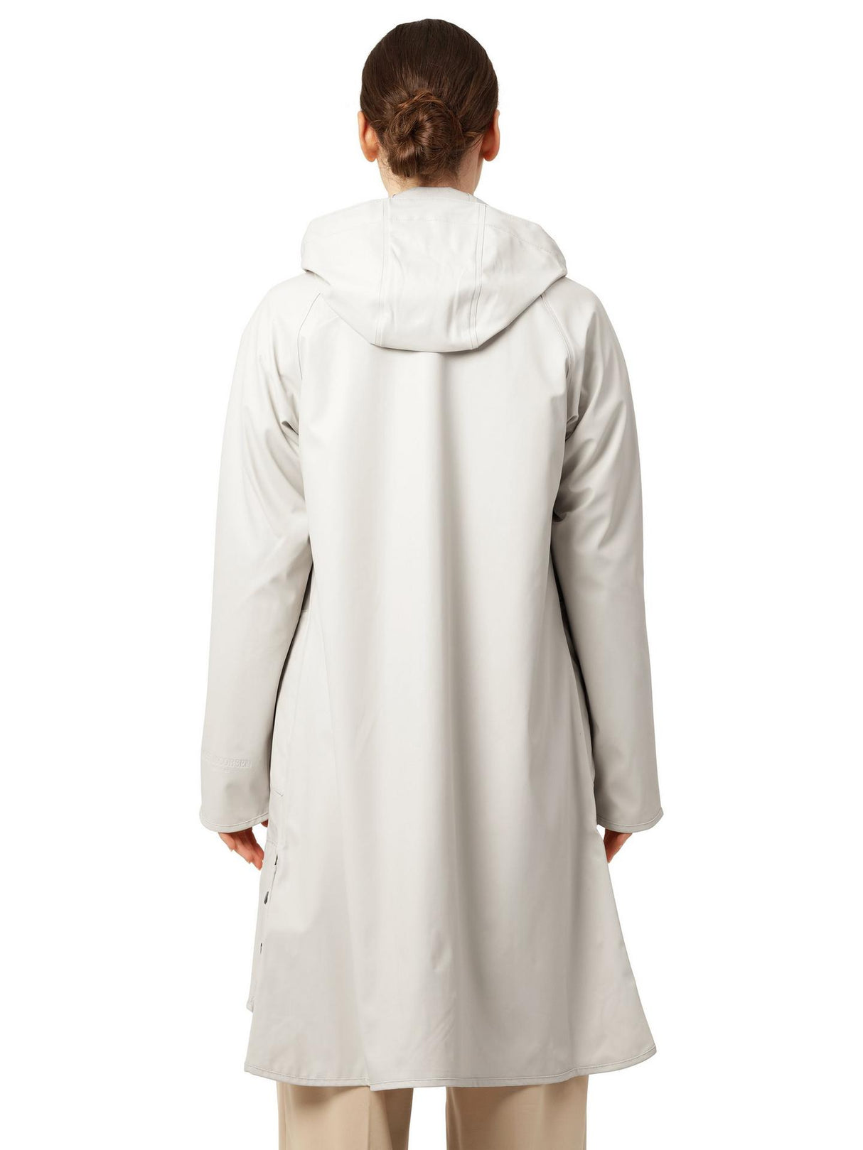 Ilse Jacobsen Hornbæk Waterproof Womens Rain 71 Mac - Milk Cream - Size 8