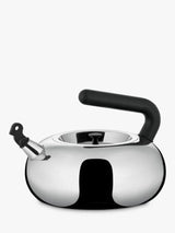 Alessi Bulbul Stovetop Kettle 2.5L H23.7 x W18.5 x D26.5cm - Silver - Kazoop 