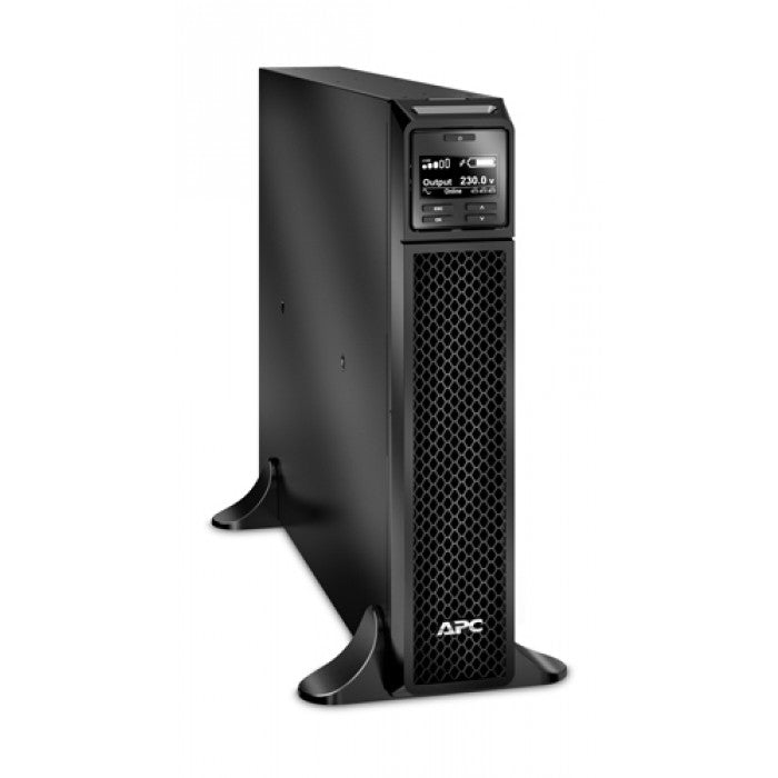 APC Smart-UPS On-Line 3kVA Tower 230V SmartSlot SRT3000XLI LCD Panel - Black