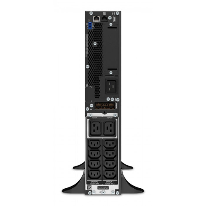 APC Smart-UPS On-Line 3kVA Tower 230V SmartSlot SRT3000XLI LCD Panel - Black - Kazoop 