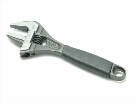 Bahco 9029 170mm 32mm Adjustable Extra Wide Jaw Wrench - Black - Kazoop 