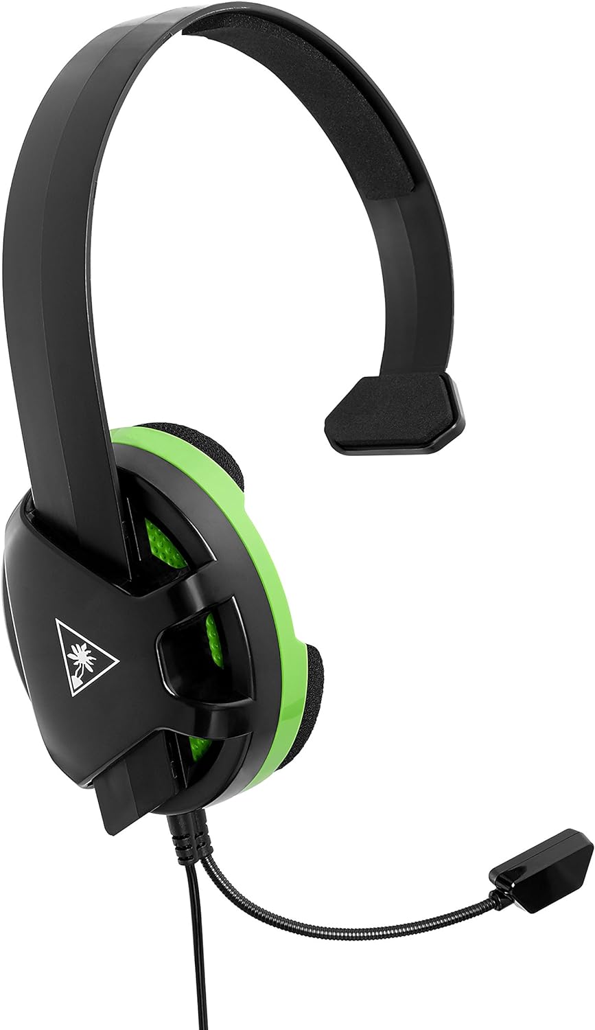 Turtle Beach Recon Chat Headset Xbox One PS4 & PS5 - Black/Green - Kazoop 