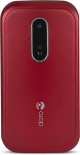 Doro 6620 Flip Phone 3G 128MB SIM-Free Unlocked 2.8"- Red/White - Kazoop 