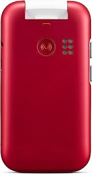 Doro 6820 Flip Mobile Phone 128MB 4G 2.8'' SIM-Free Unlocked - Red & White - Kazoop 