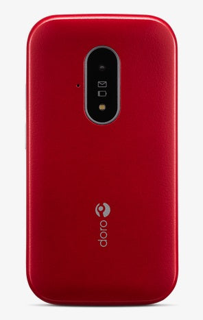 Doro 6820 Flip Mobile Phone 128MB 4G 2.8'' SIM-Free Unlocked - Red & White - Kazoop 