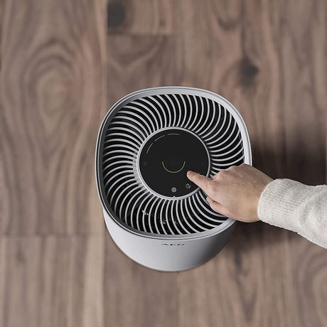 AEG AX31-201GY Silent 26dB Compact Air Purifier - Light Grey - Kazoop 