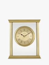 Acctim Halton Roman Numeral Analogue Mantel Clock 18cm - Gold - Kazoop 