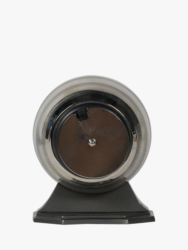 Libra Interiors Aviation Analogue Desk Mantel Clock - Satin Grey