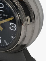 Libra Interiors Aviation Analogue Desk Mantel Clock - Satin Grey