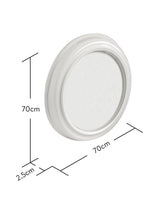 Lascelles Analogue Skeleton Roman Numeral Outdoor Wall Clock 70cm - Bronze - Kazoop 