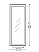 John Lewis Distressed Full Length Portrait Wall Mirror 132 x 52cm - Cream