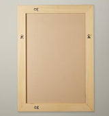 John Lewis Thiago Rectangular Wooden Wall Mirror 66 x 56cm - Champagne