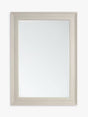 John Lewis Oakham Rectangular Wall Mirror 128 x 74cm - Greywash Woodgrain - Kazoop 
