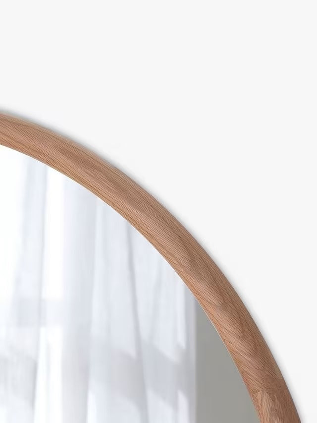 Yearn Sherwood Oak Wood Full-Length Wall/Leaner Mirror 180 x 80cm - Natural