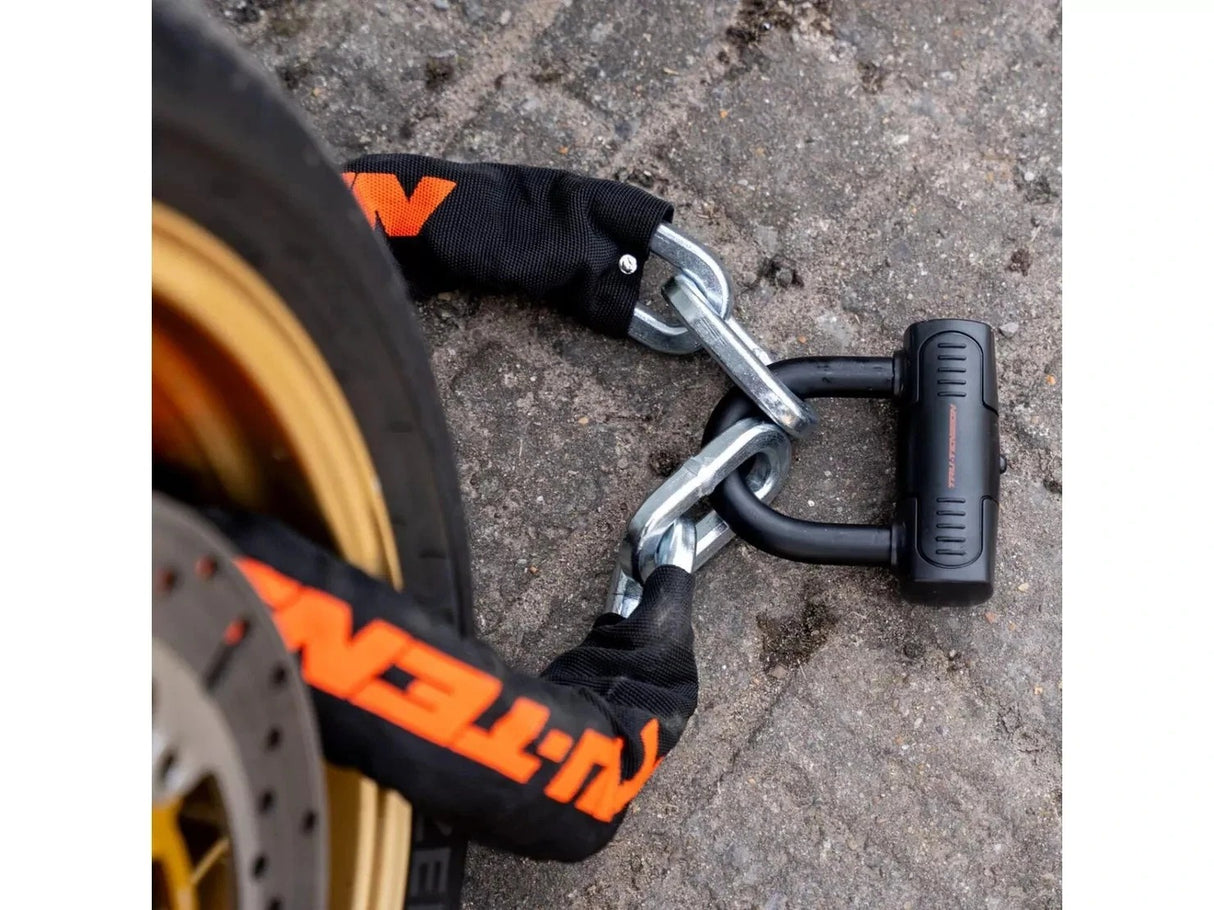 Tru Tension Motorbike Motorcycle High Security Double-Locking U Lock - Black