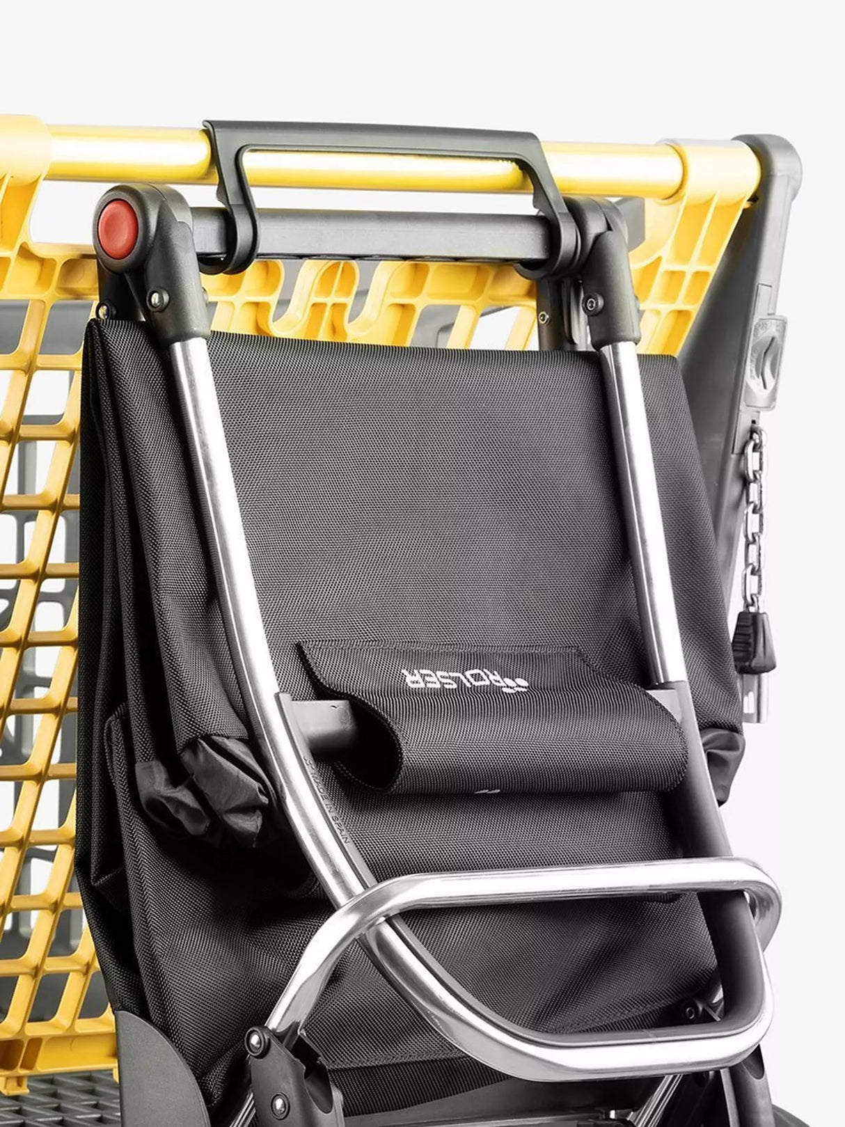 ROLSER I-Max Urban MF 2 Wheel 43L Foldable Shopping Trolley - Bordeaux