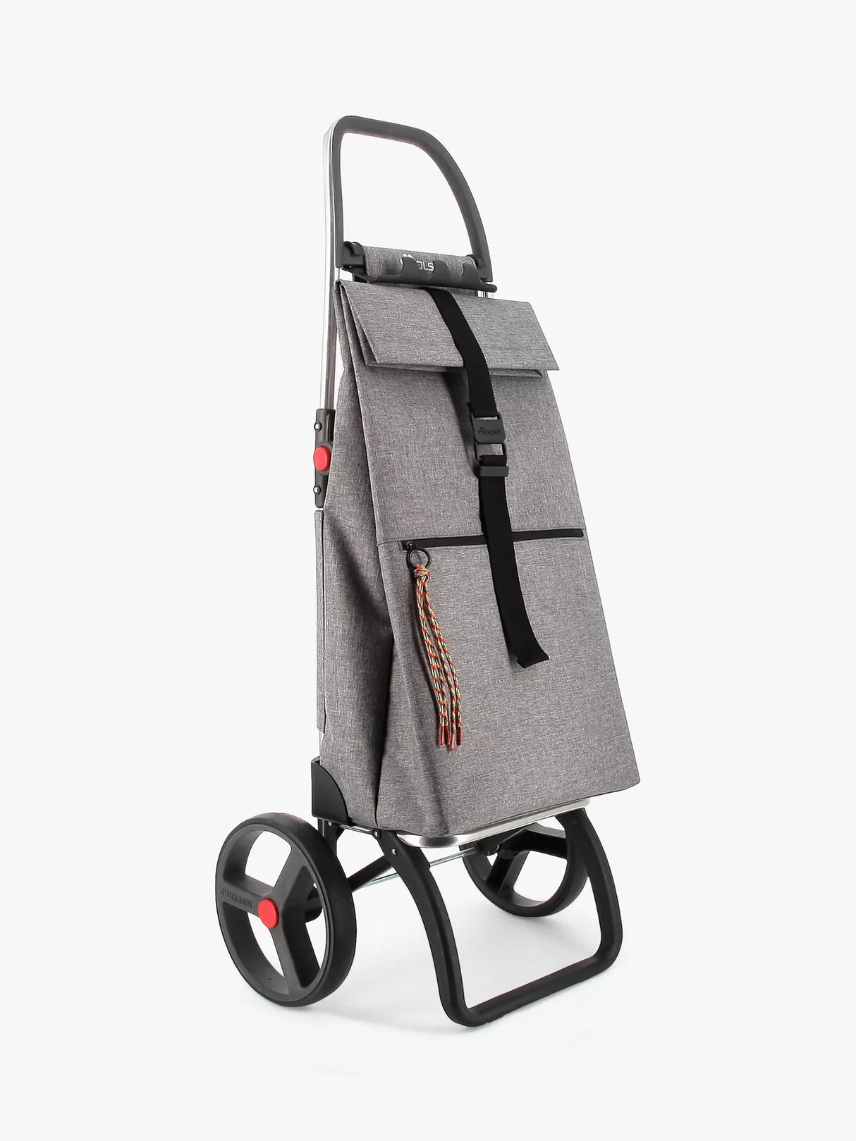 ROLSER 2LRSG 43L Large 2-Wheel Lightweight Folding Shopping Trolley - Grey