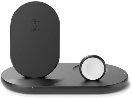 Belkin Wireless Charging Dock for Apple Watch iPhone & AirPods - Black - Kazoop 