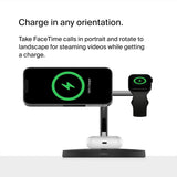 Belkin BoostCharge Pro MagSafe 3-in-1 Wireless Charging Station 15W - Black
