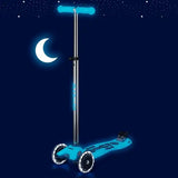 Micro Scooters Maxi Micro 5-12 Years Glow in the Dark LED Scooter - Blue