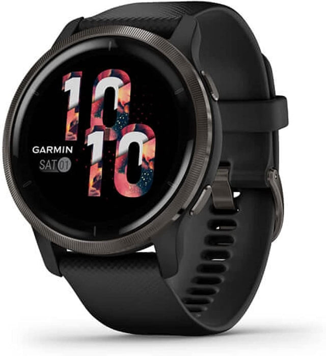 Garmin Venu 2 GPS 45mm Smart Watch - Slate/Black - Kazoop 