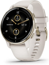 Garmin Venu 2 Plus 43mm GPS Smartwatch - White/Cream Gold - Kazoop 