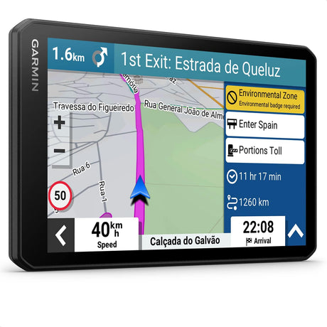 Garmin DriveCam 76 7" GPS Sat Nav with Built-in Dash Cam & Map Black - Kazoop 