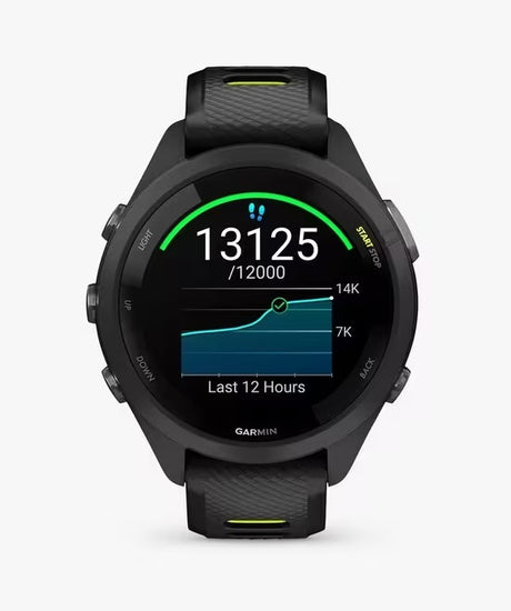 Garmin Forerunner 265S Wrist Heart Rate GPS Smartwatch - Black Amp Yellow