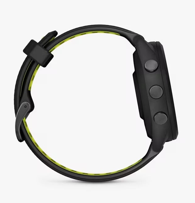 Garmin Forerunner 265S Wrist Heart Rate GPS Smartwatch - Black Amp Yellow