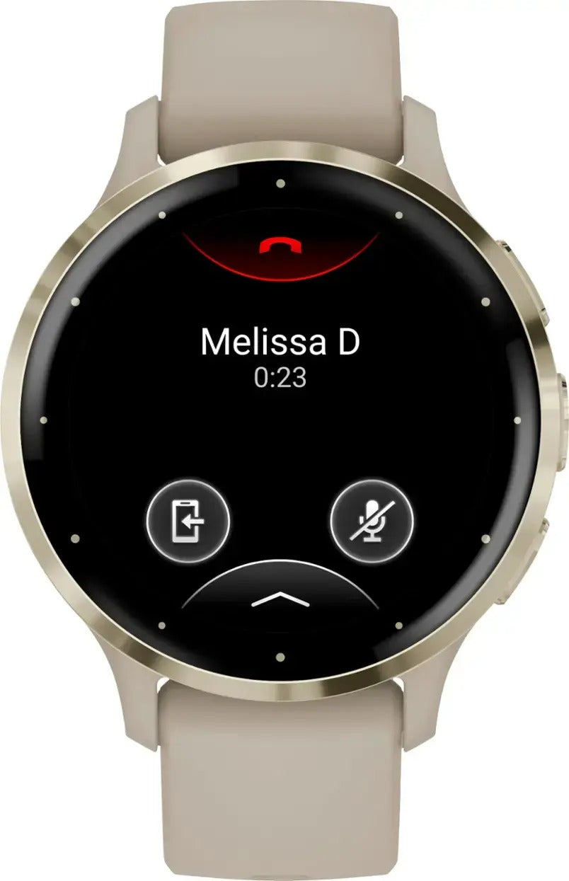 Garmin Venu 3S GPS 41mm Health & Fitness Smartwatch - French Grey/Soft Gold