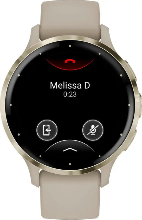 Garmin Venu 3S GPS 41mm Health & Fitness Smartwatch - French Grey/Soft Gold